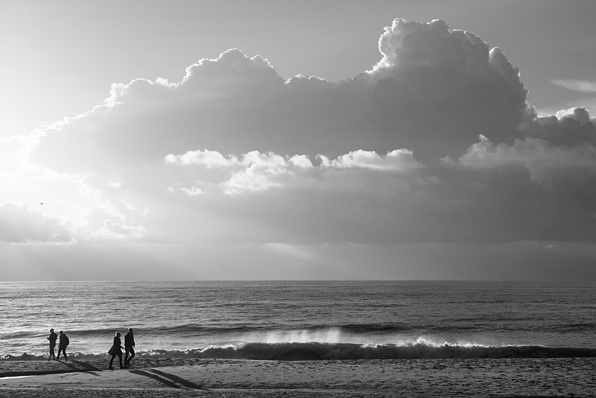 Strandspaziergänger