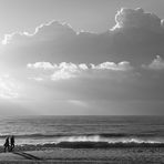 Strandspaziergänger