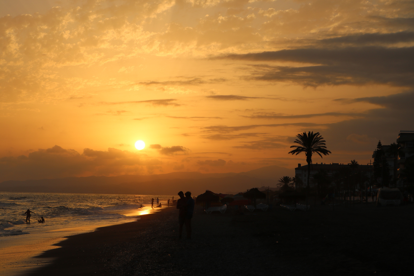 Strandspaziergang am Abend