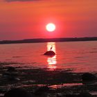 Strandspaziergang am Abend