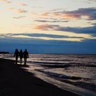 Strandspaziergang am Abend