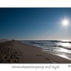 Strandspaziergang auf Sylt