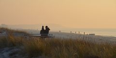 Strandspaziergang  Hiddensee Januar