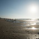 Strandspaziergang im Abendlicht