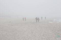 Strandspaziergang im Nebel