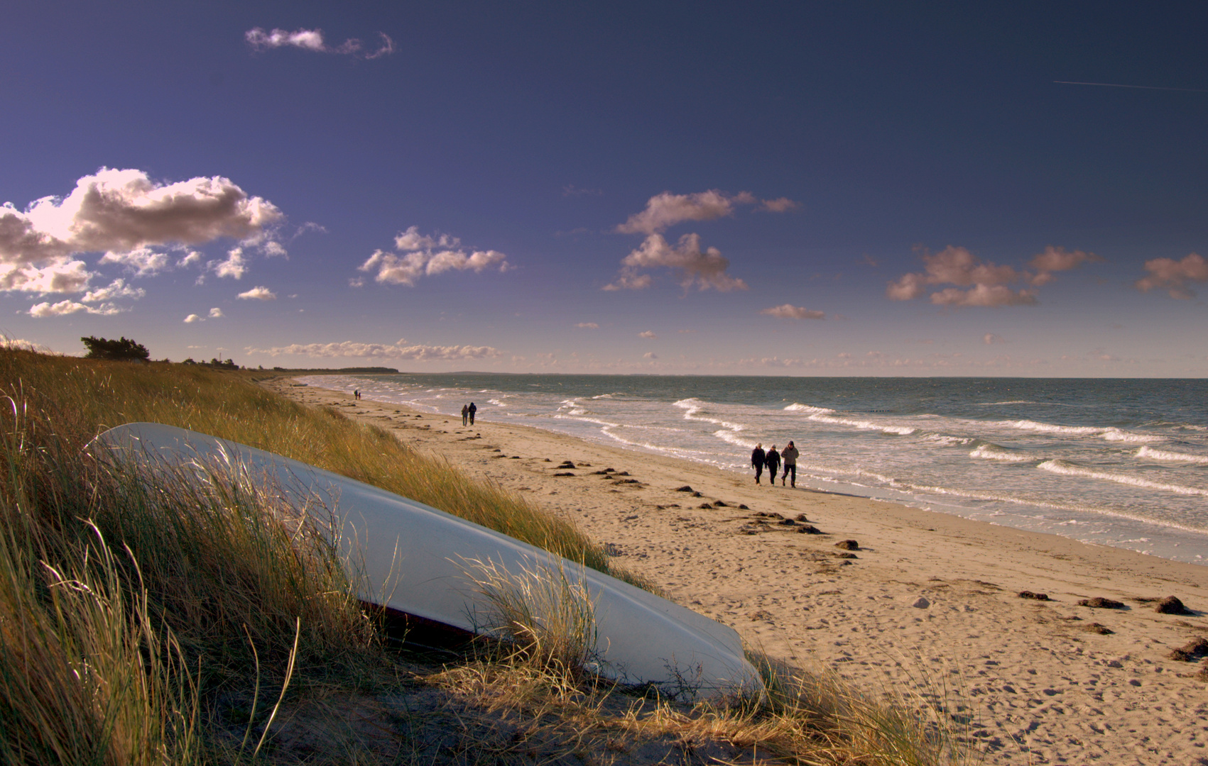 Strandspaziergang im Oktober au Hiddensee