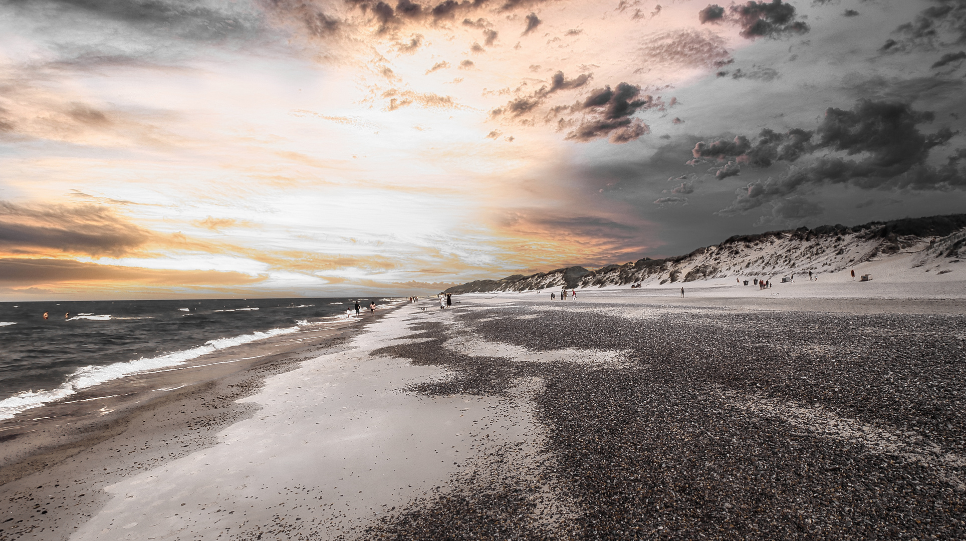 Strandspaziergang in Dänemark