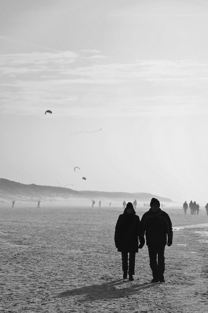 Strandspaziergang in Hvide Sande