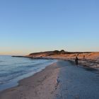 Strandspaziergang zum Sonnenuntergang 