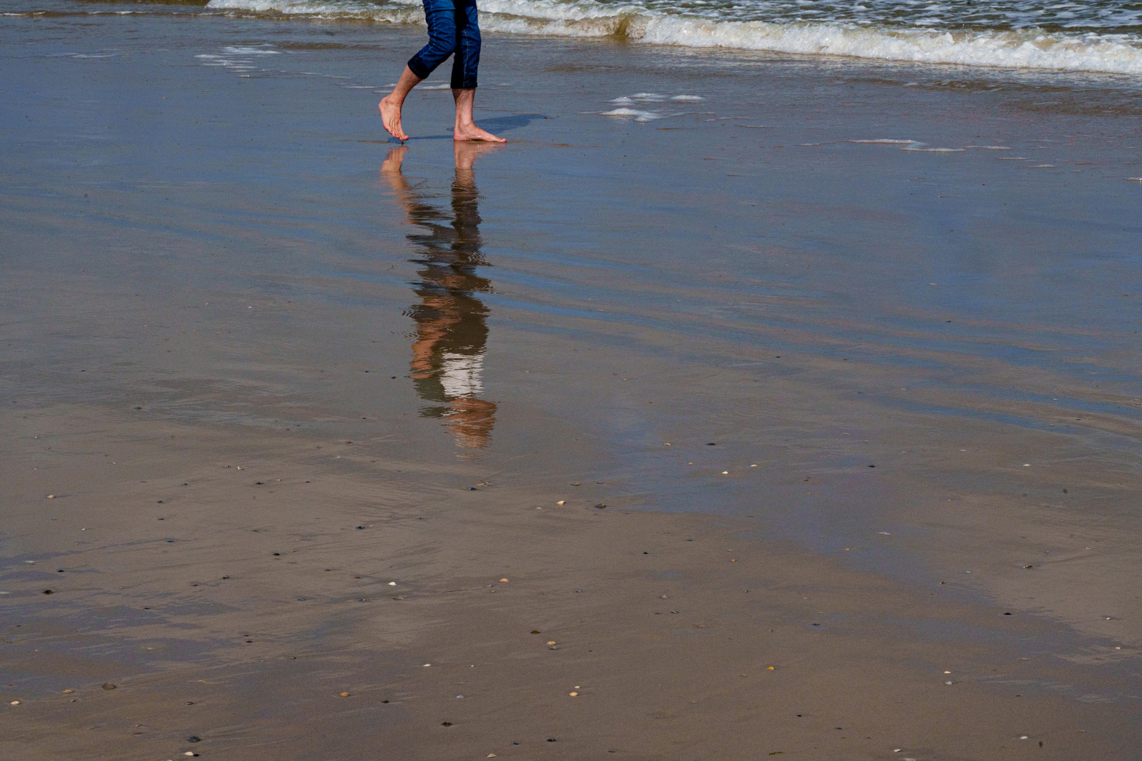 Strandspiegelung