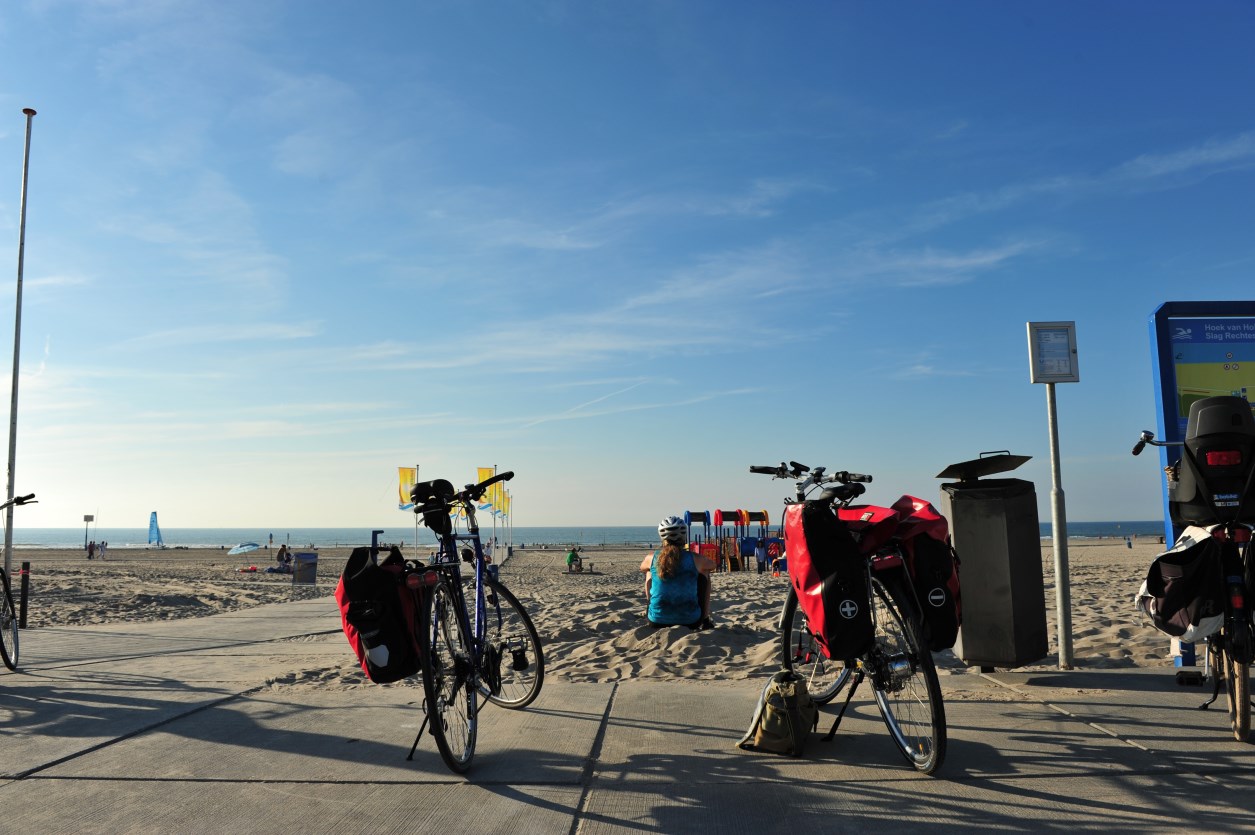 Strandszene am Hoek van Holland