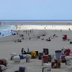 Strandszene an Borkums Nordküste