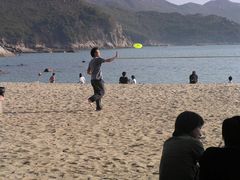 Strandszene auf Lamma island