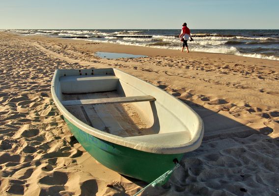 Strandszene auf Usedom
