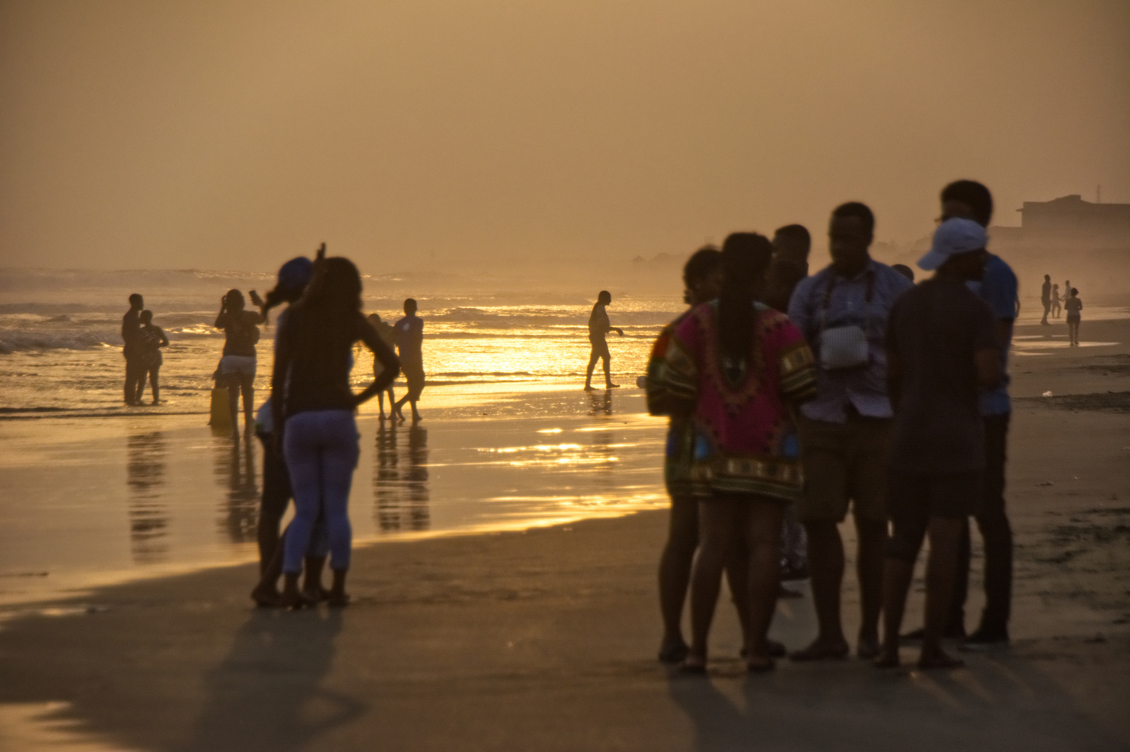 Strandszene Labadi Beach, Accra, Ghana 2017