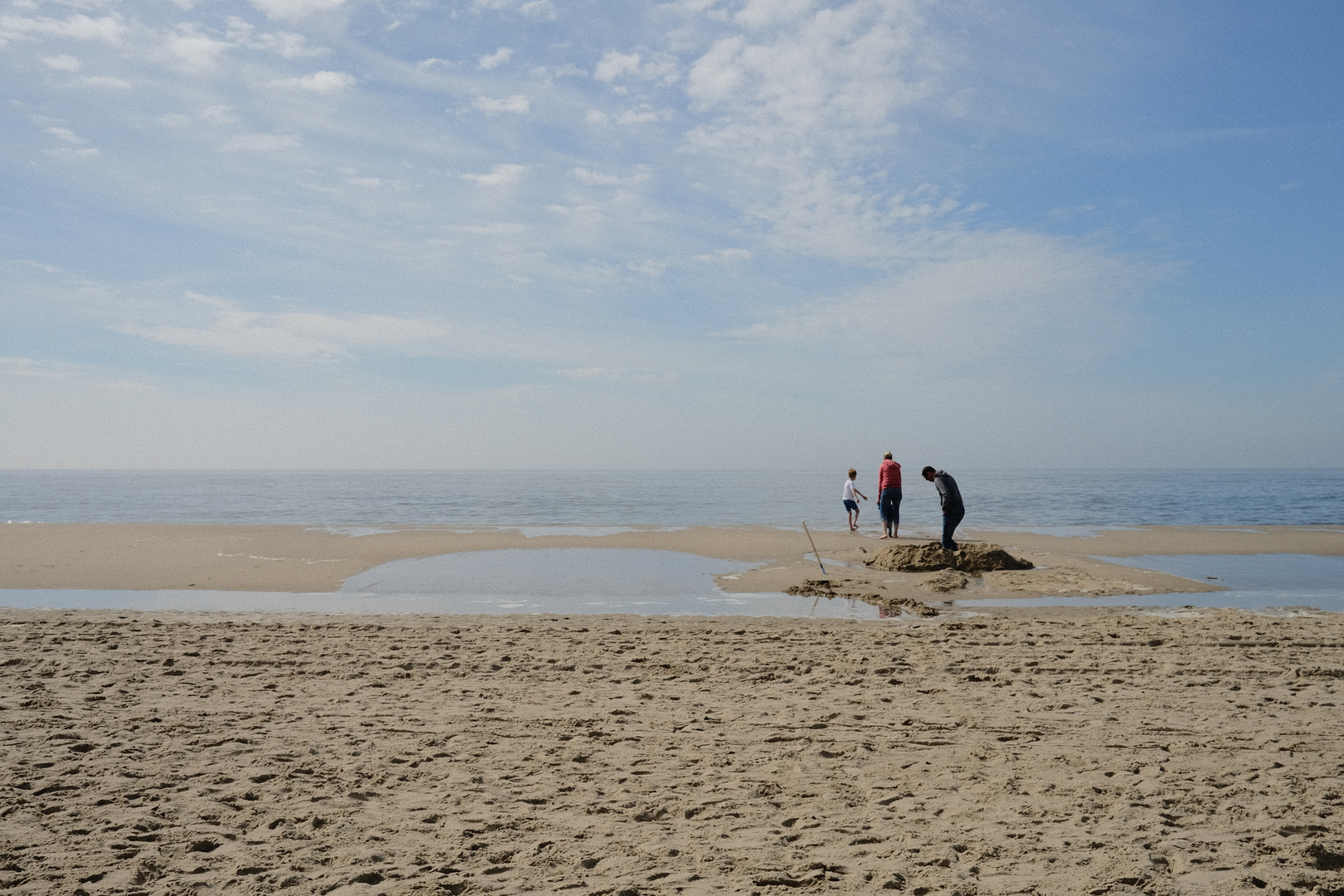 Strandtag im April