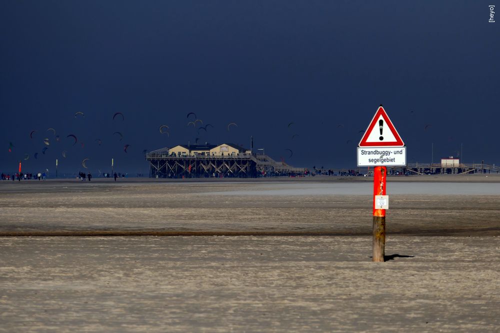 Strandverkehrszeichen