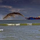 Strandvorspülung in Zeeland