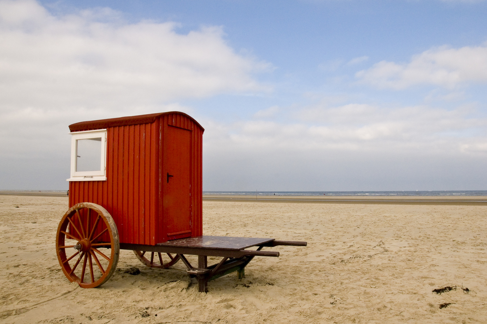 Strandwagen auf Borkum