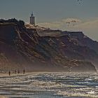 Strandwanderung unterhalb des Rubjerg Knude Fyr 