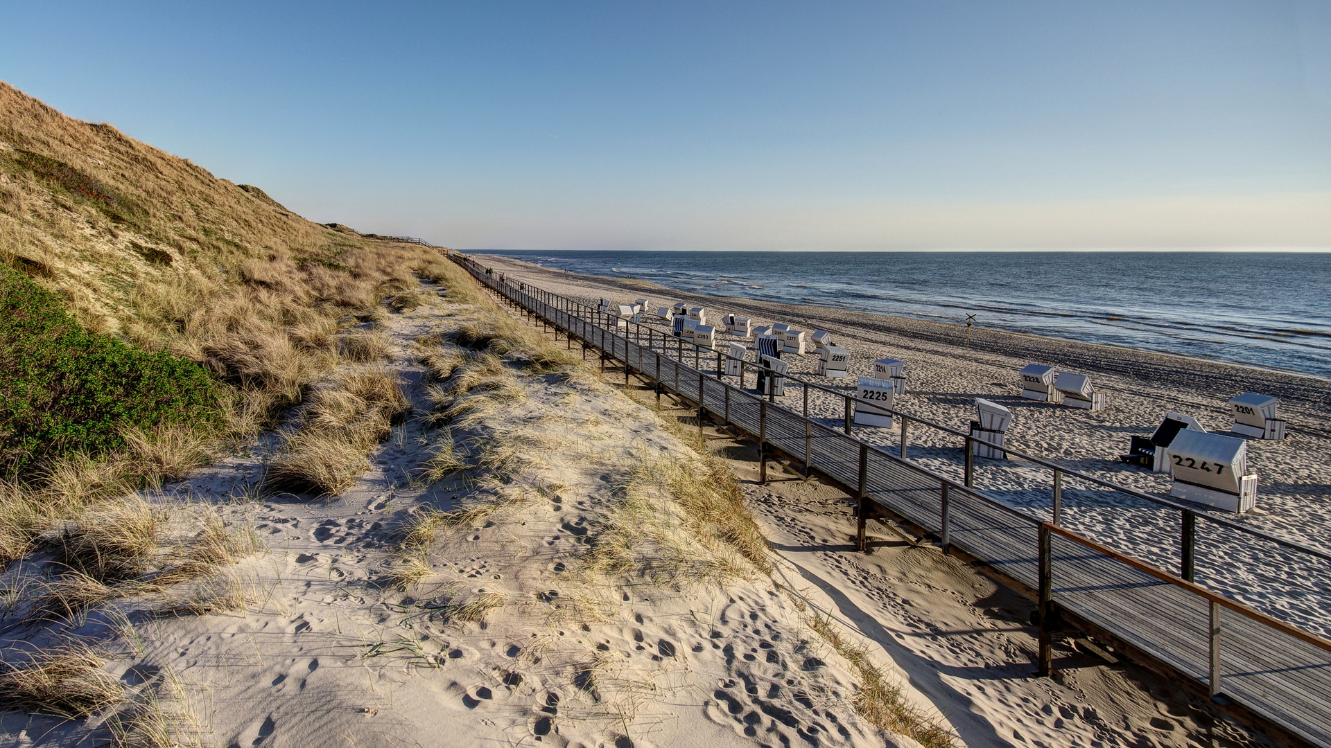 Strandweg an den Sylter Dünen