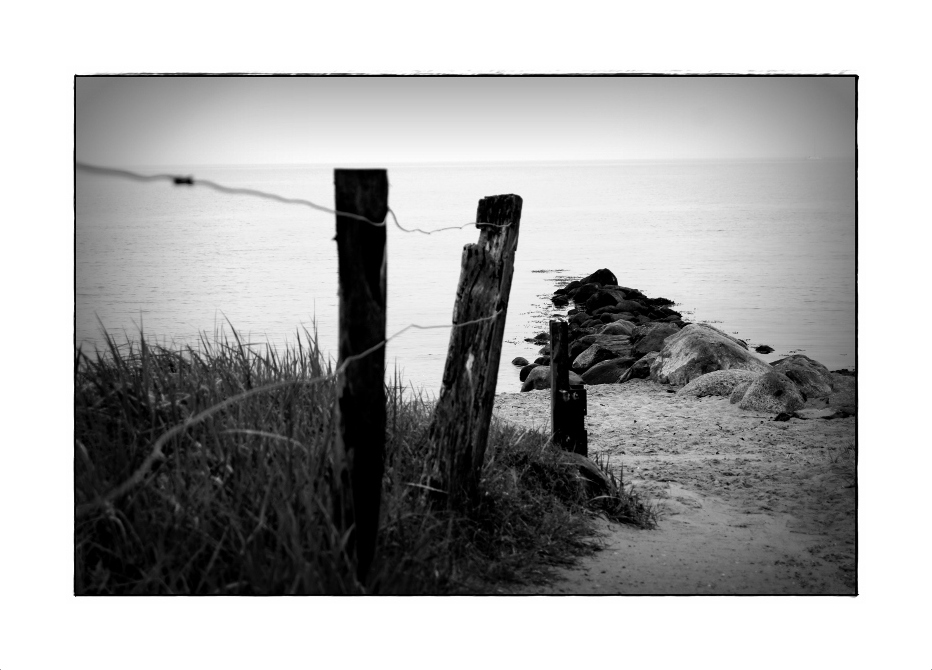 Strandweg an der Ostsee