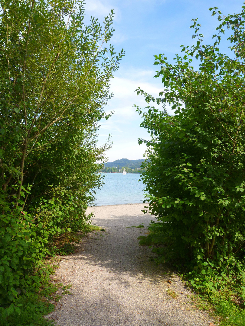 Strandweg zum Vierwaldstättersee ...