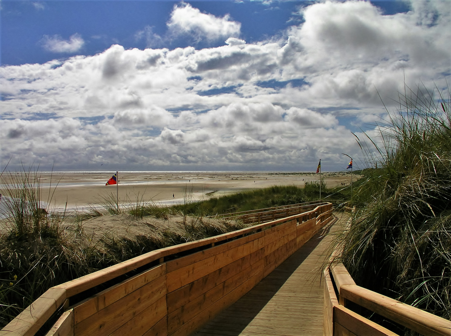 Strandzugang bei Wittdün auf Amrum 