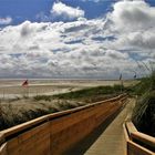 Strandzugang bei Wittdün auf Amrum 