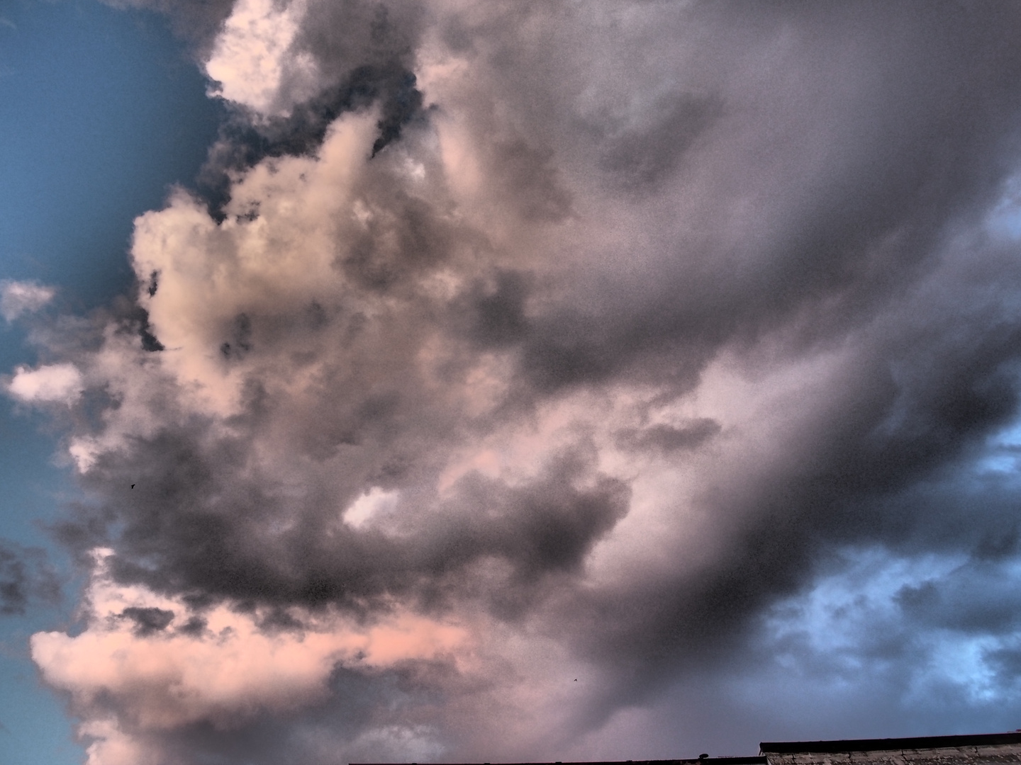 Strange clouds