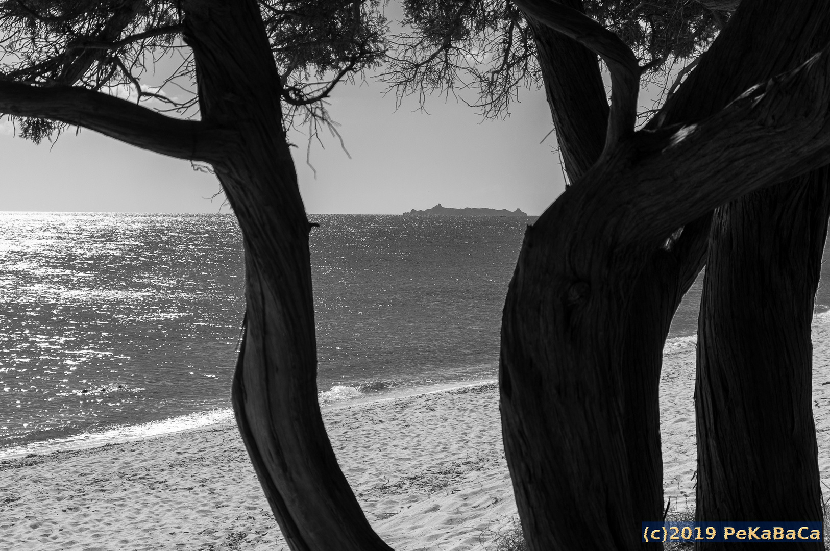 Stranspaziergang auf Sardinien