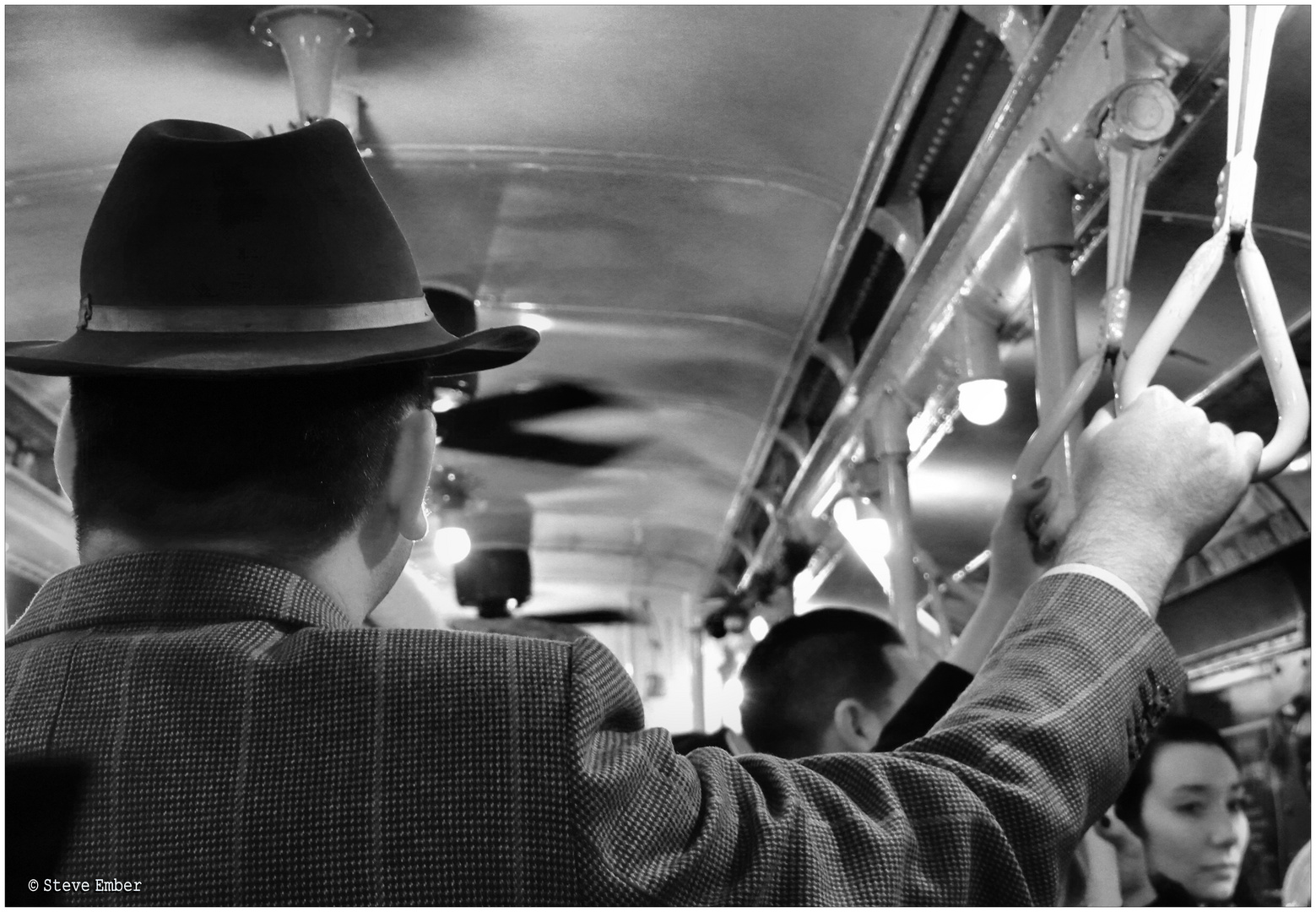 Straphanger Vintage photo & image people, world, winter images at