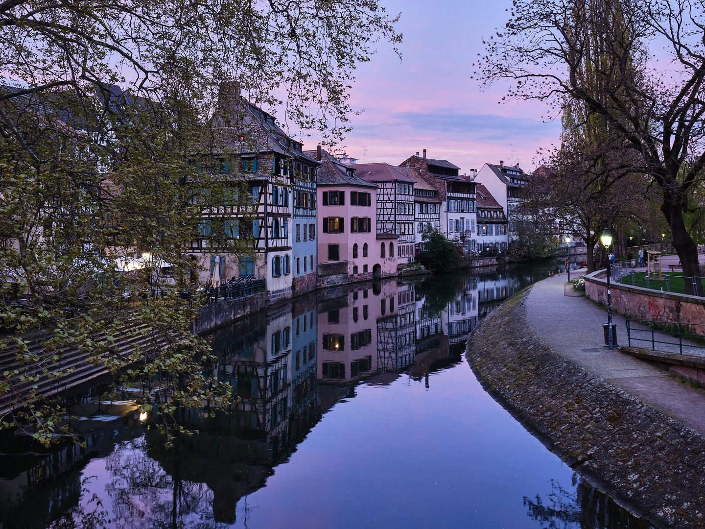 Strasbourg am Abend