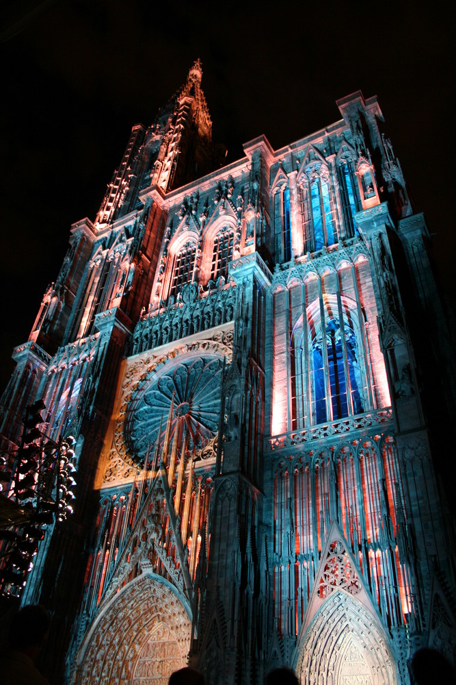 Strasbourg : illumination de la Cathédrale