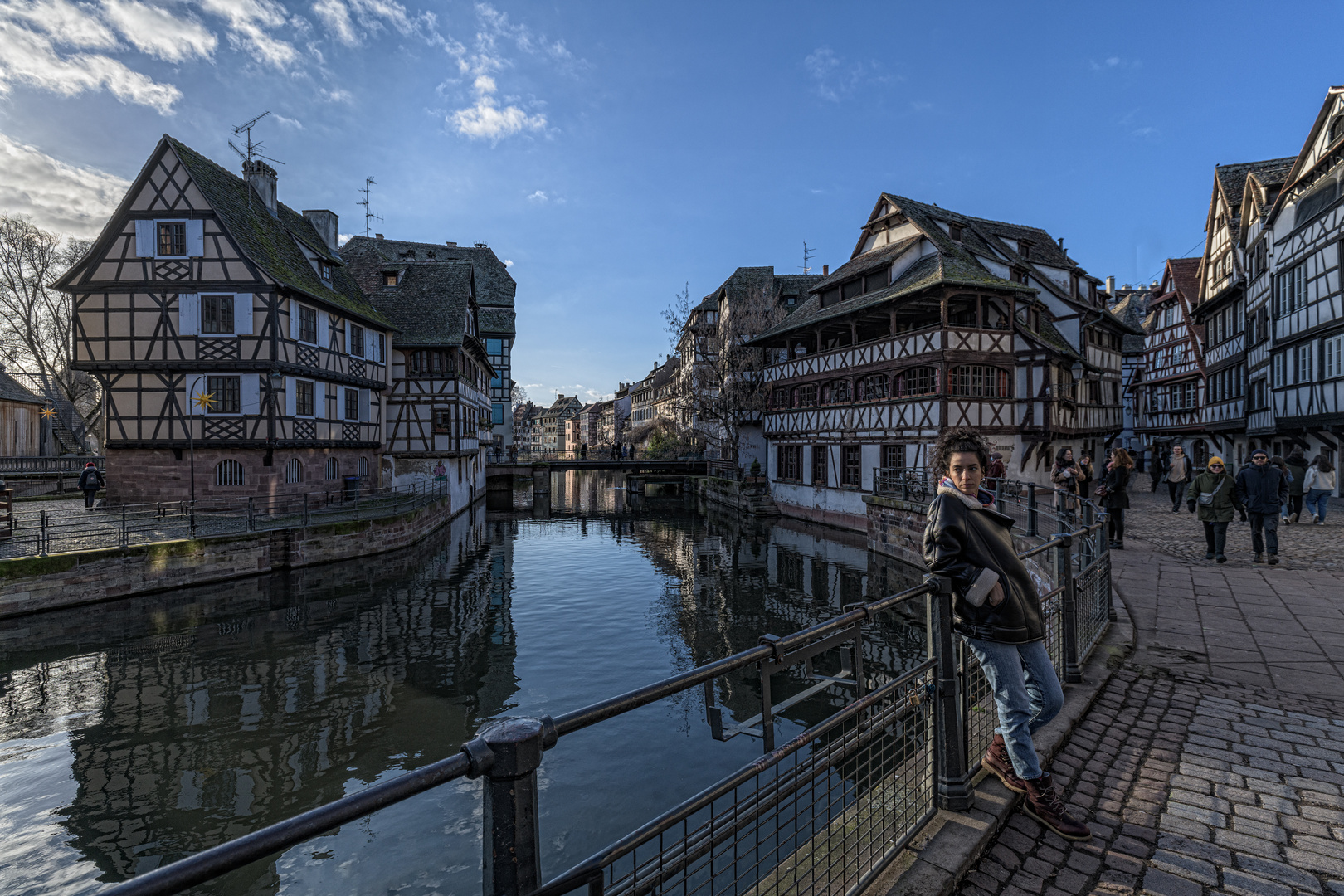 Strasbourg - La Petite France bei Maison des Tanneurs