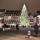 Strasbourg : le marché de Noël sur la place Kléber.