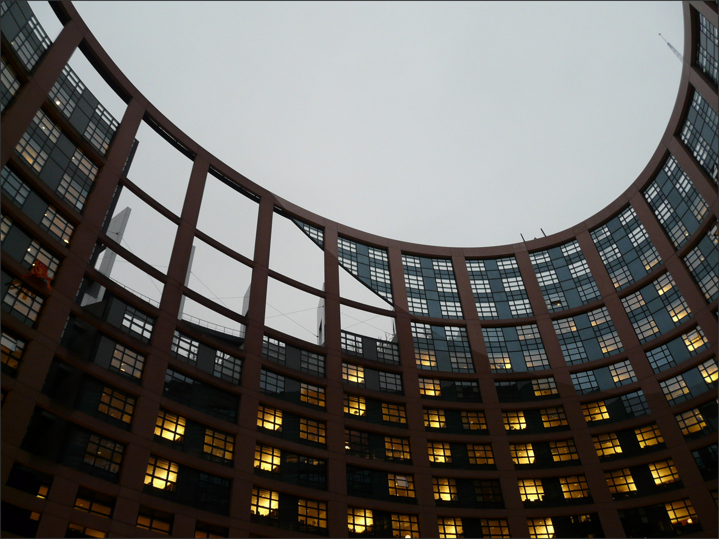 Straßburg, Eingangshalle im Europäischen Parlament