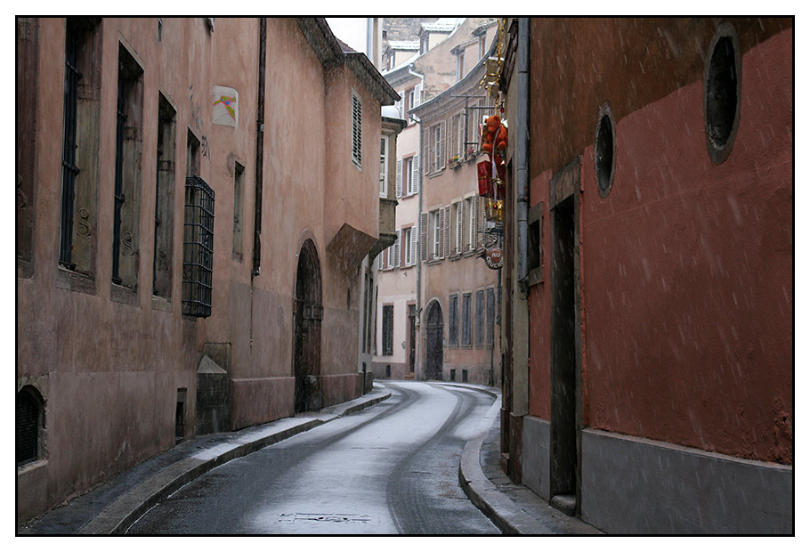 Straßburg im Schnee