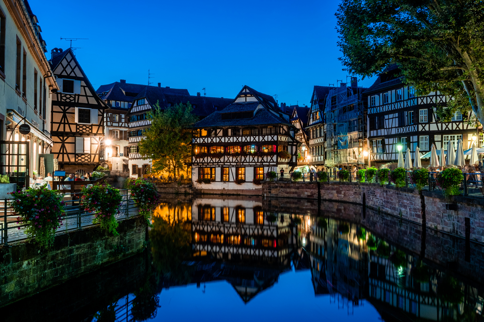 Straßburg in der blauen Stunde