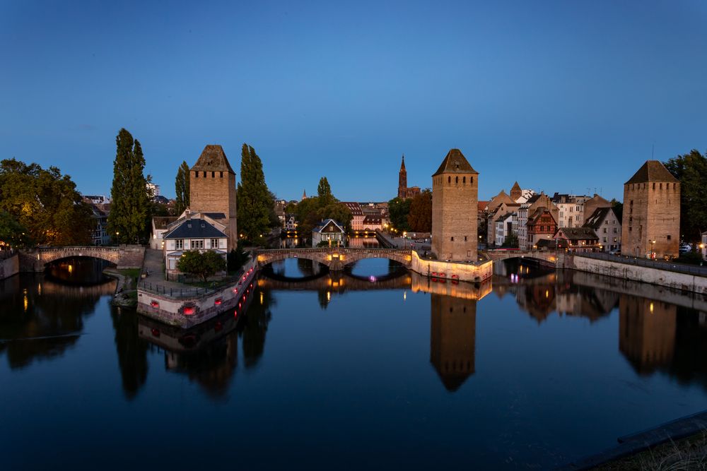 Strassburg zur blauen Stunde