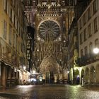 Straßburger Münster bei Nacht