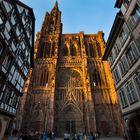 Straßburger Münster im Abendlicht