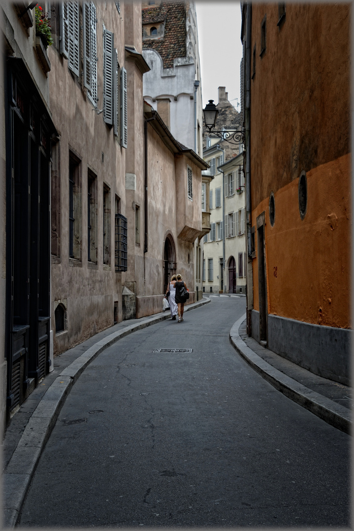 Straßburgs einsame Straßen... - Les rues désertes de Strasbourg...