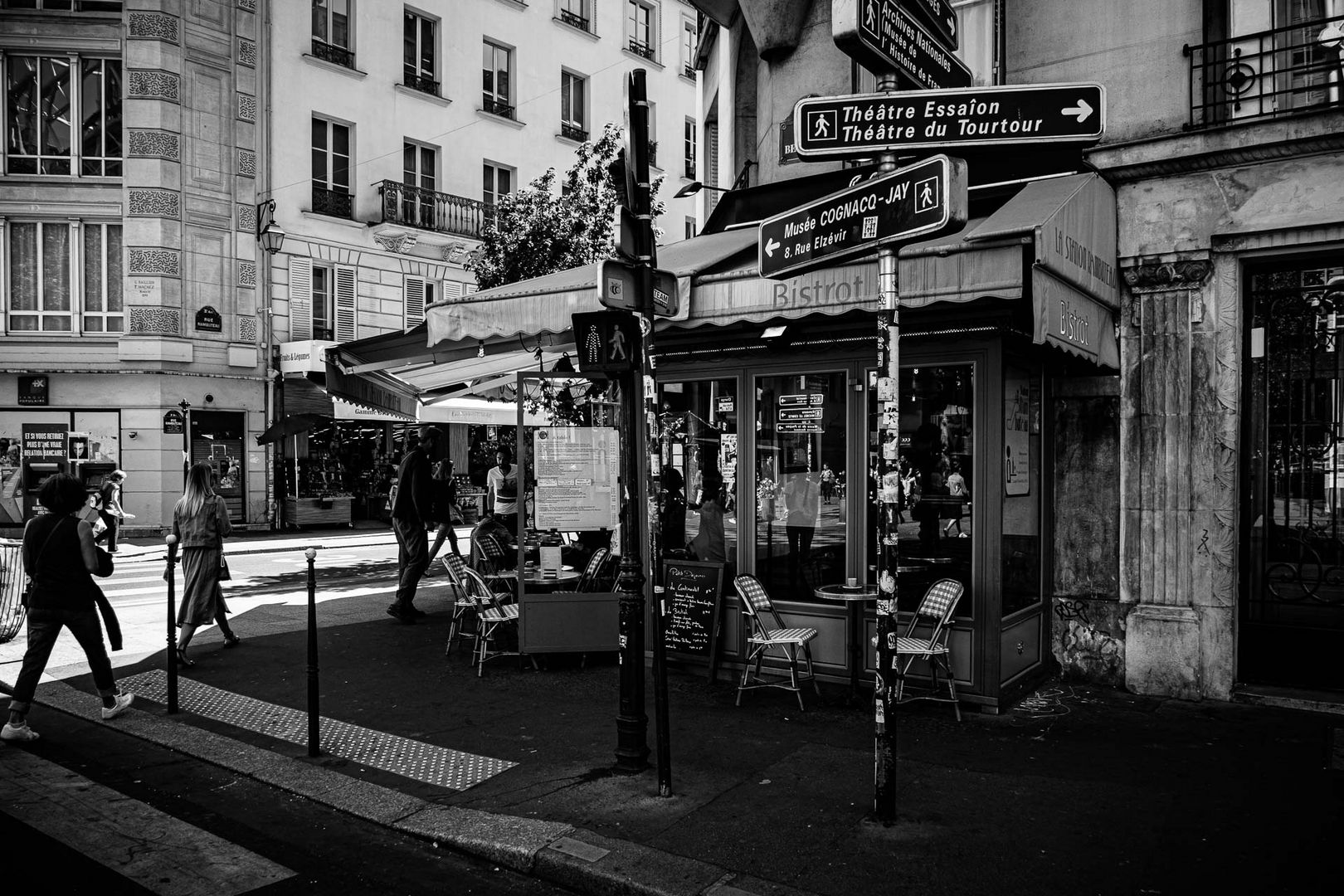 Straße am Centre Pompidou 