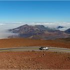 Straße am Haleakala Krater, Maui, Hawaii