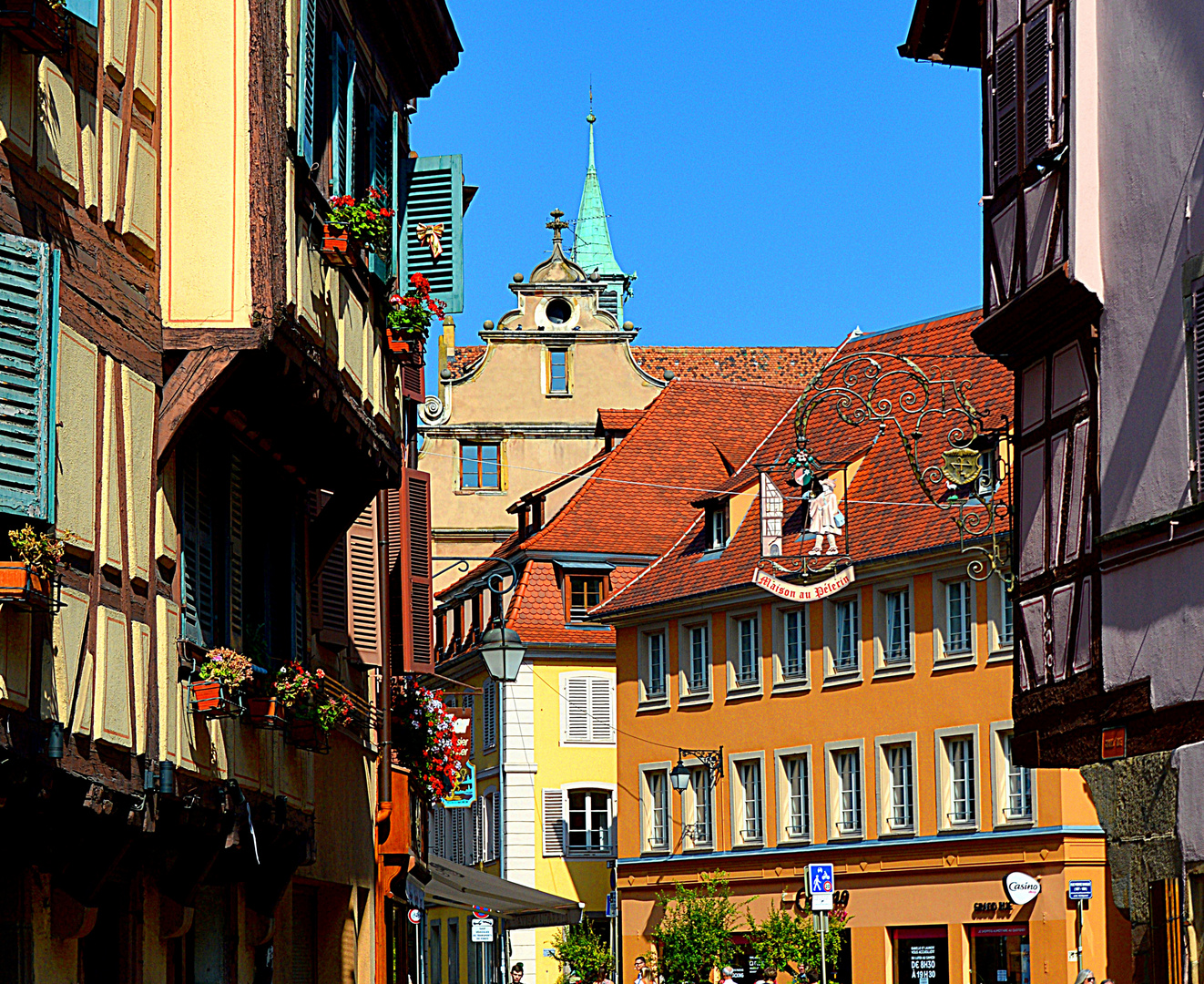 Straße am Maison au Pélerin - Colmar