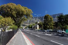 Straße am Mount Nelson Hotel