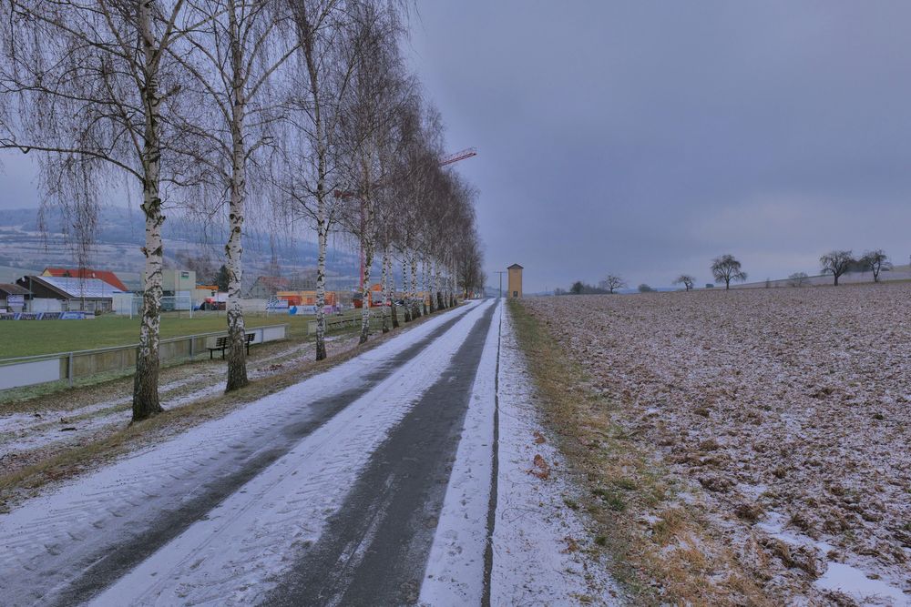 Straße am Sportplatz