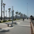 Straße am Strand von Casablanca