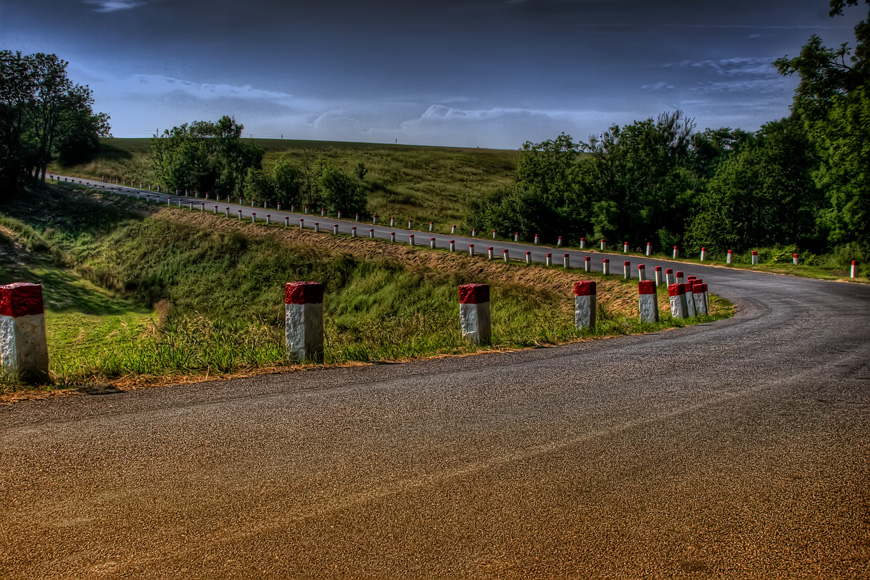 Straße auf Bornholm